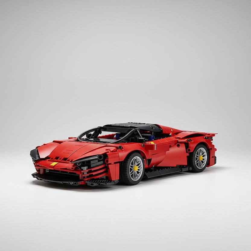 Luxury red sports car | Building blocks