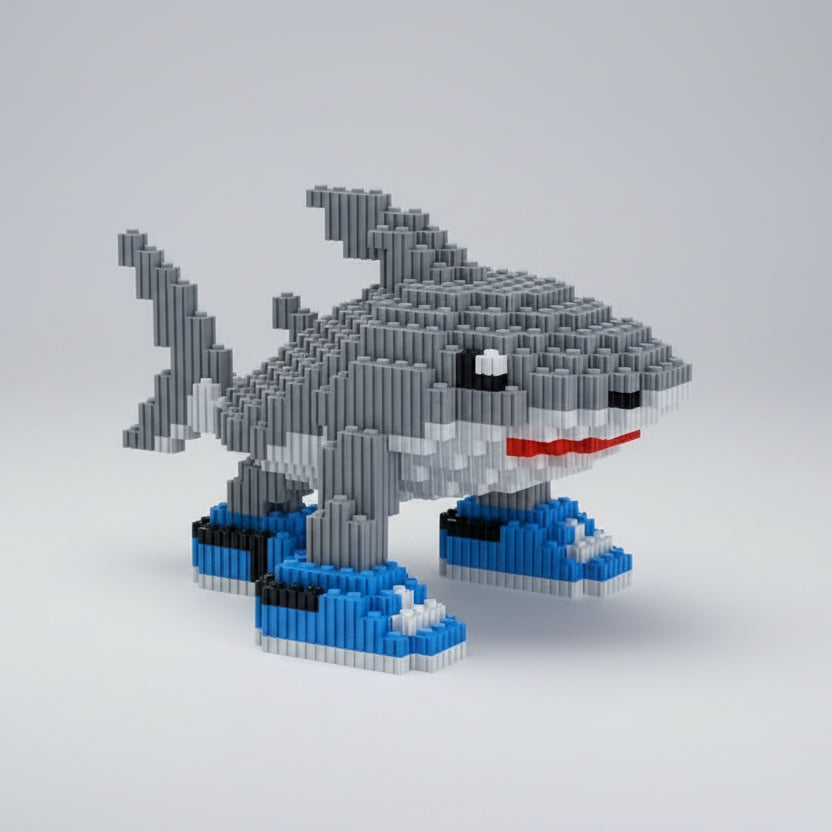 Shark with Shoes | Building Blocks