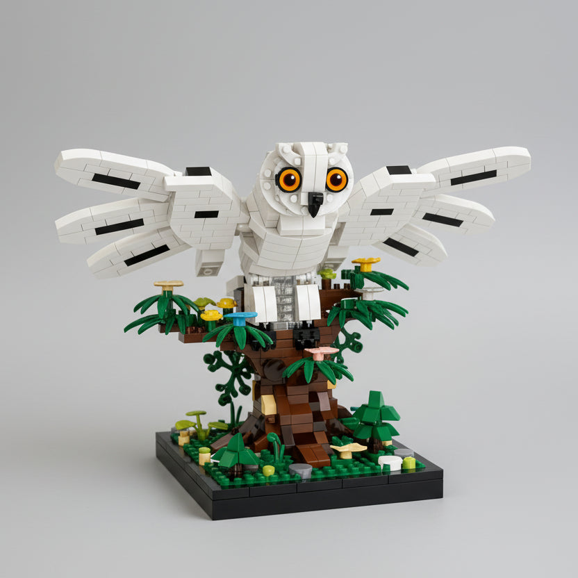 Owl in a tree | Building blocks