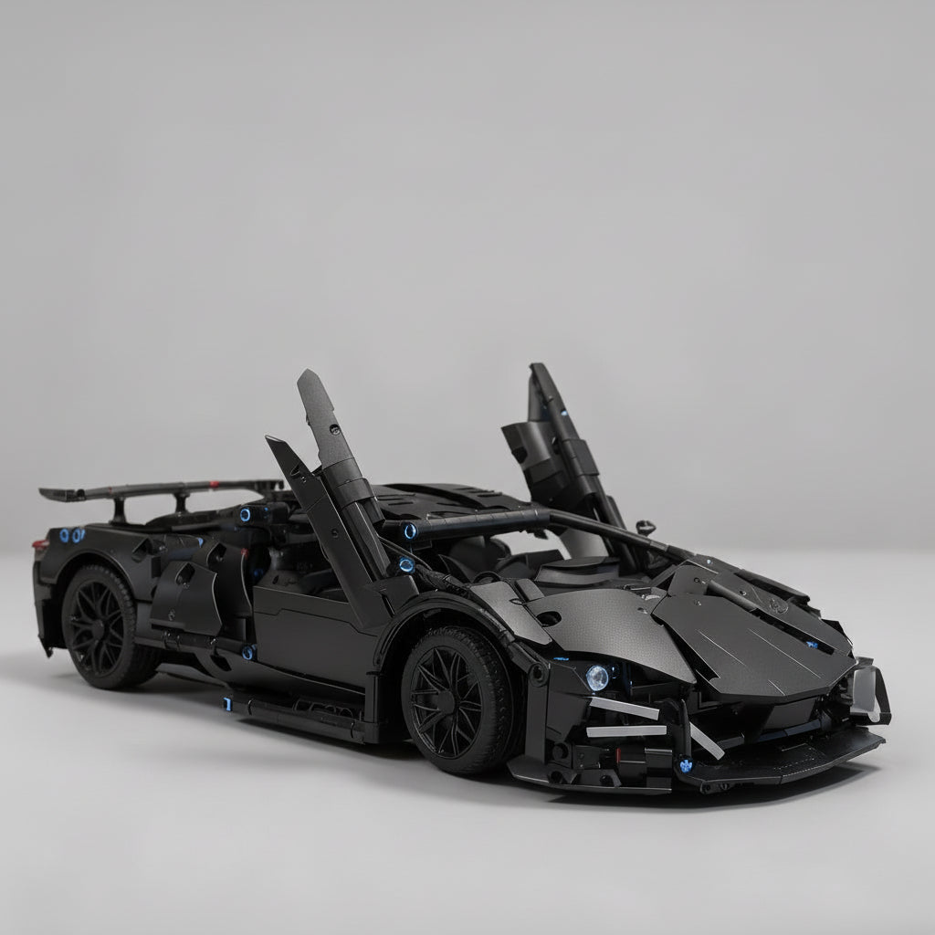 Luxury black sports car | Building blocks