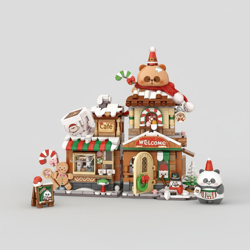 Panda cafe | Building bricks