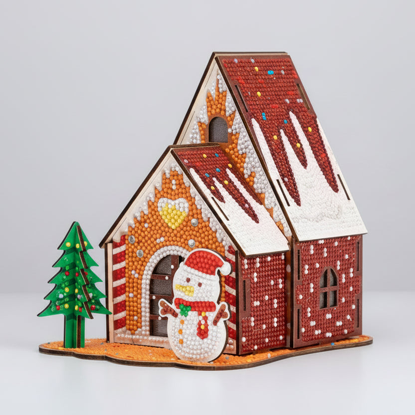 Christmas House | Building Kit | Diamond Painting