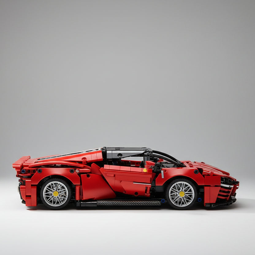Luxury red sports car | Building blocks