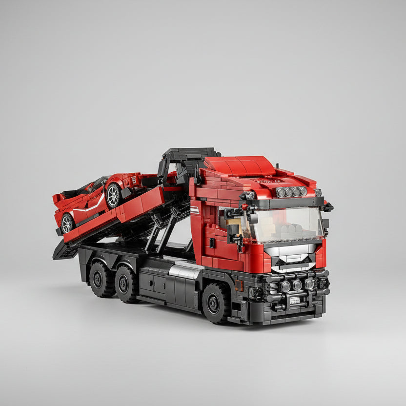 Trailer with supercar | Building blocks