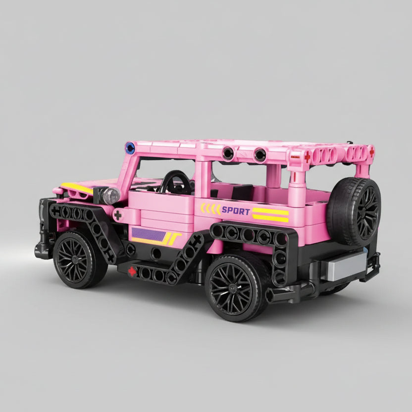 Pink Jeep | Building blocks