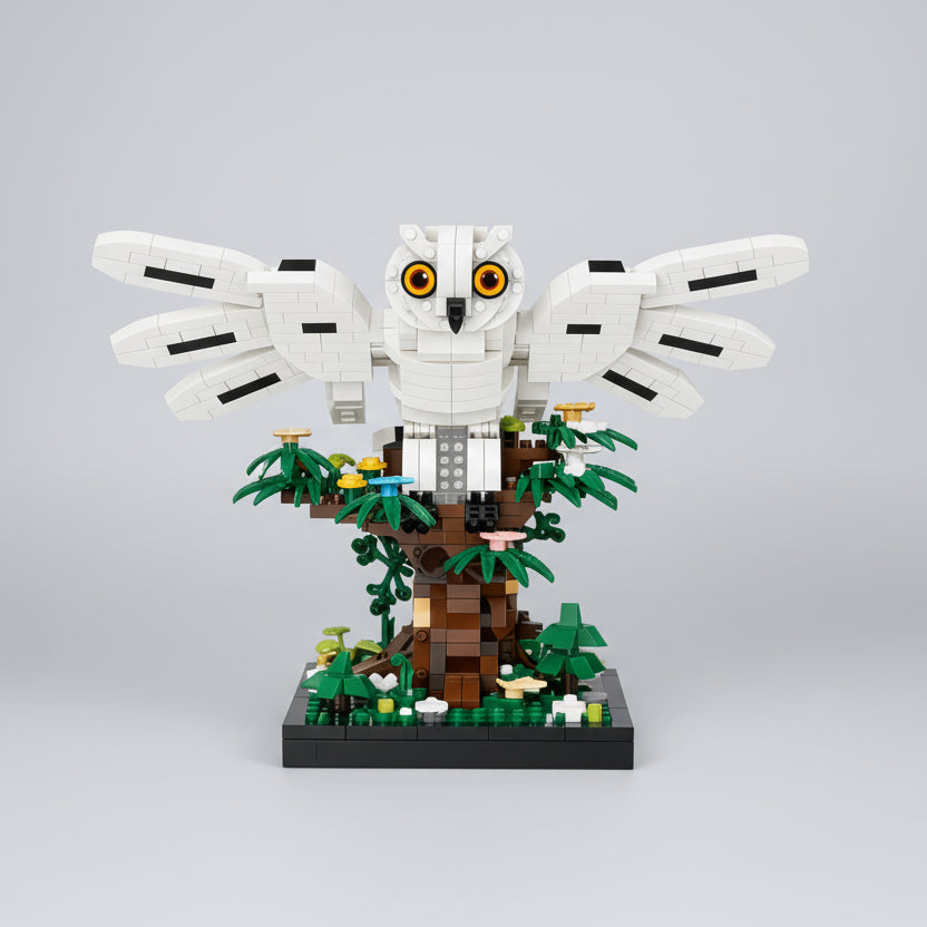Owl in a tree | Building blocks