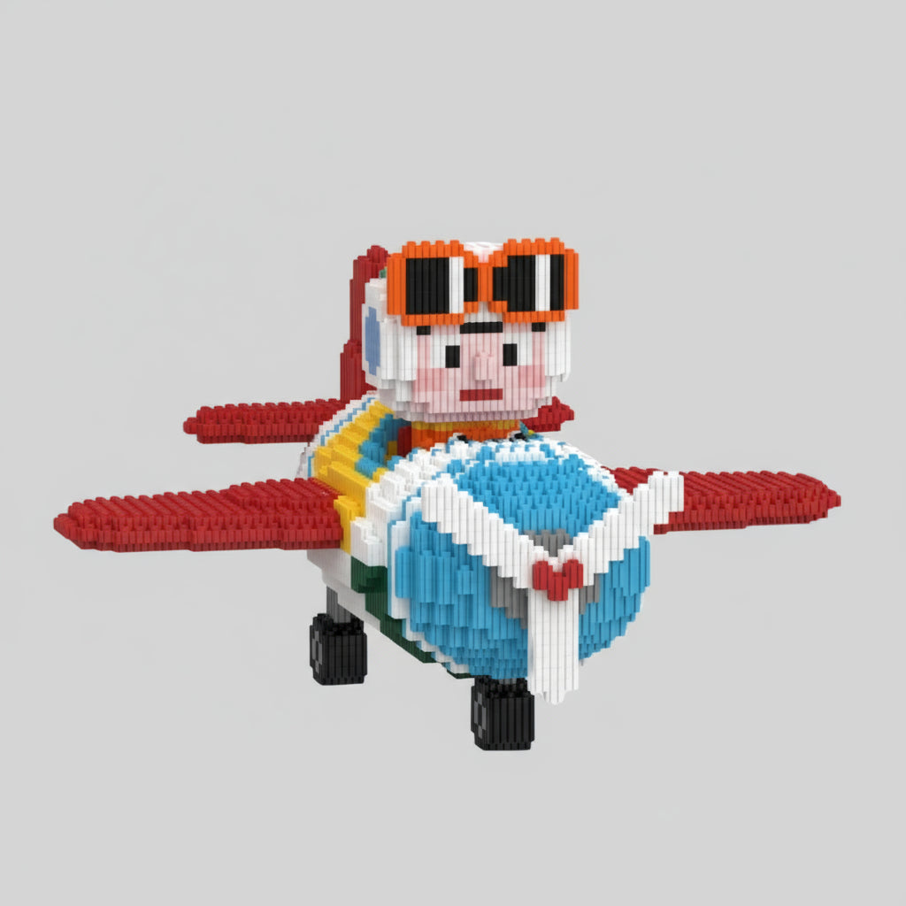 Pilot in Airplane | Building Blocks