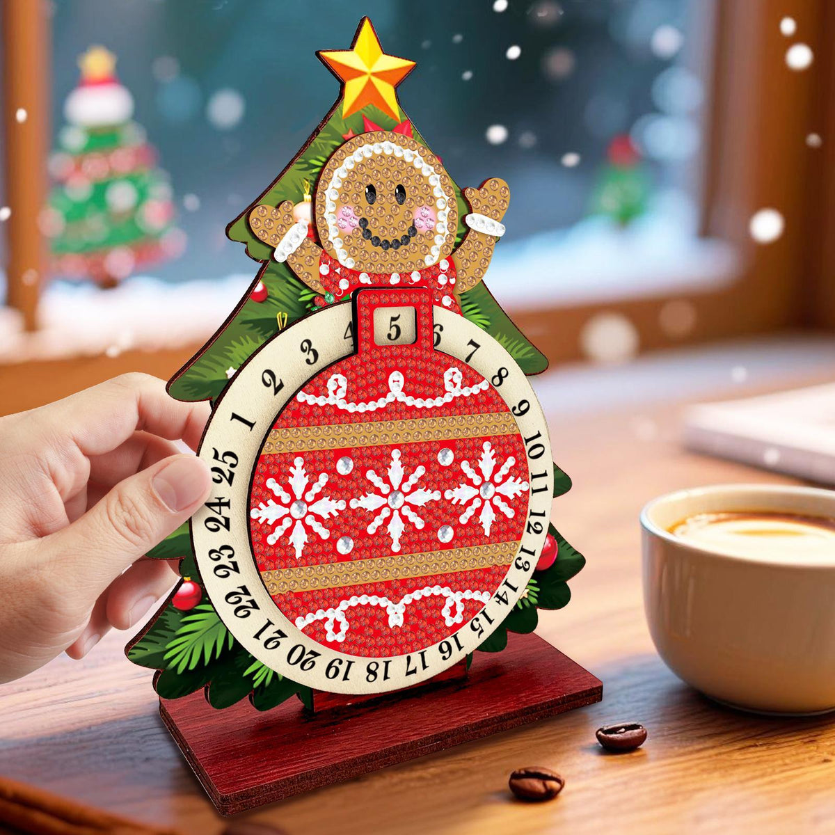 Cookie in Christmas Tree | Calendar | Diamond Painting