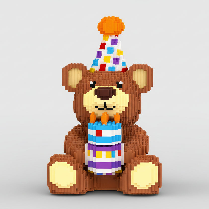 Birthday Bear | Building blocks