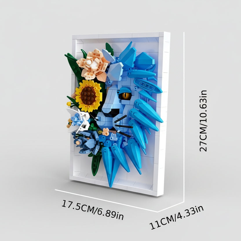 3D Lion Painting | Building blocks
