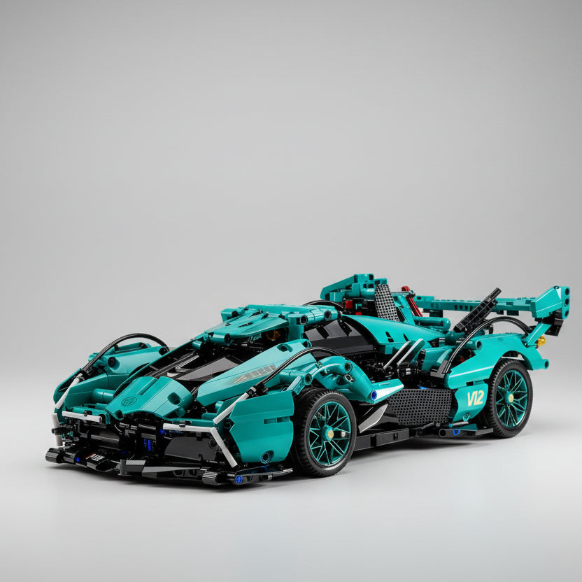 Blue supercar | Building blocks