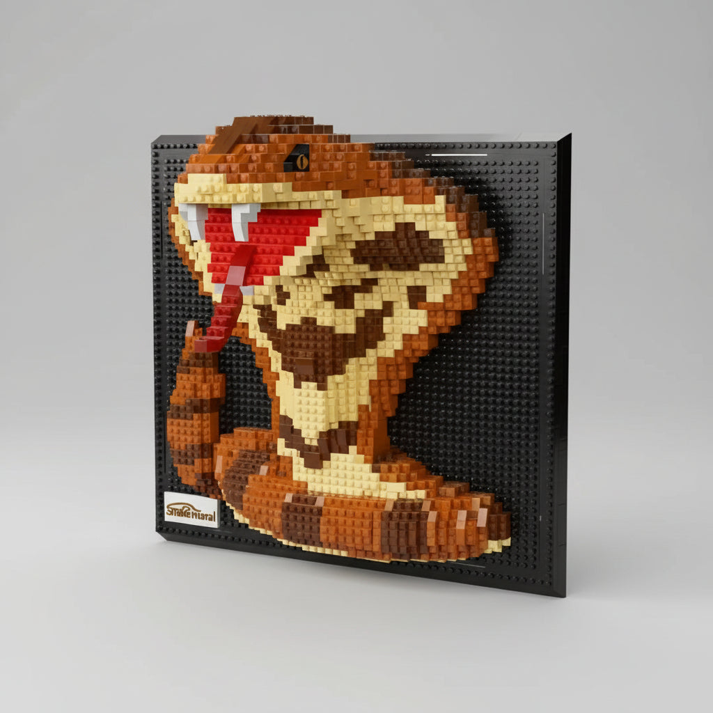 Snake on Building Plate | Building Blocks