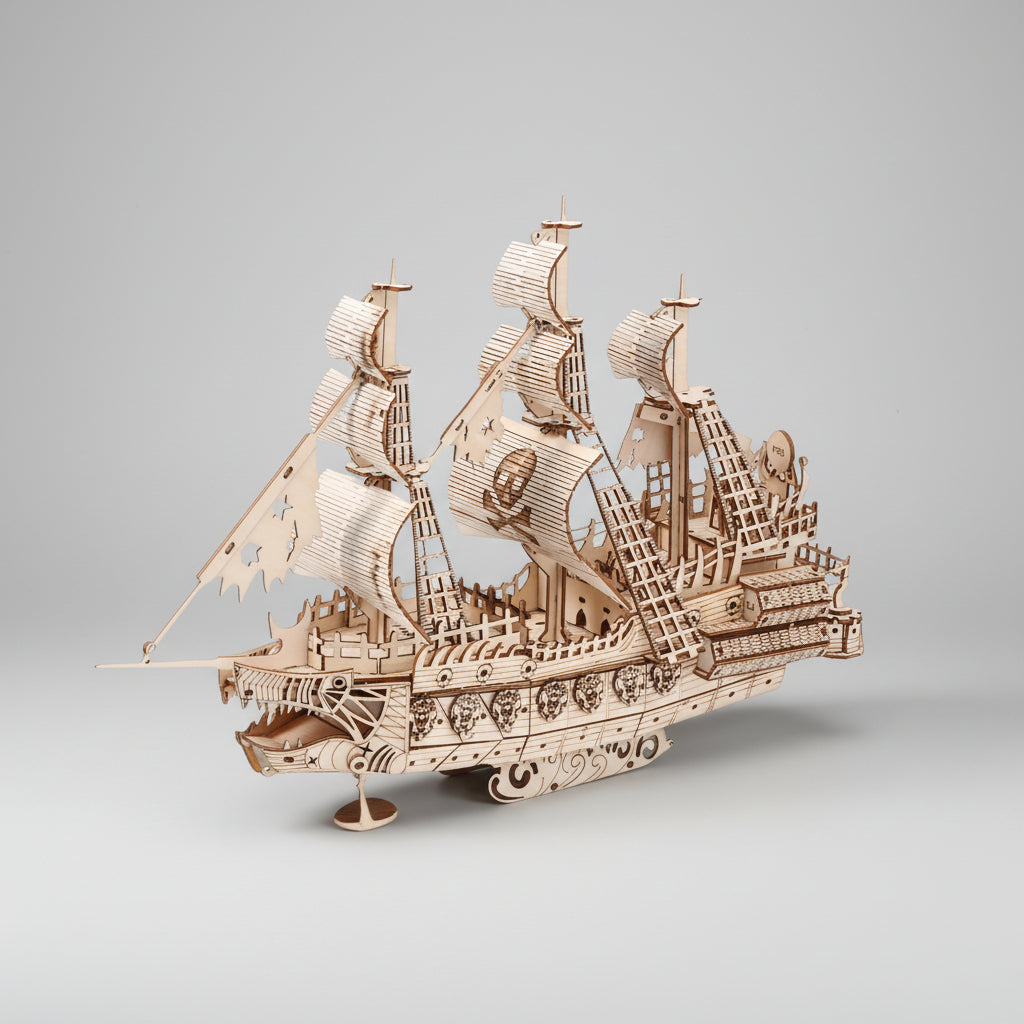 Large Ship | Wooden Construction Kit