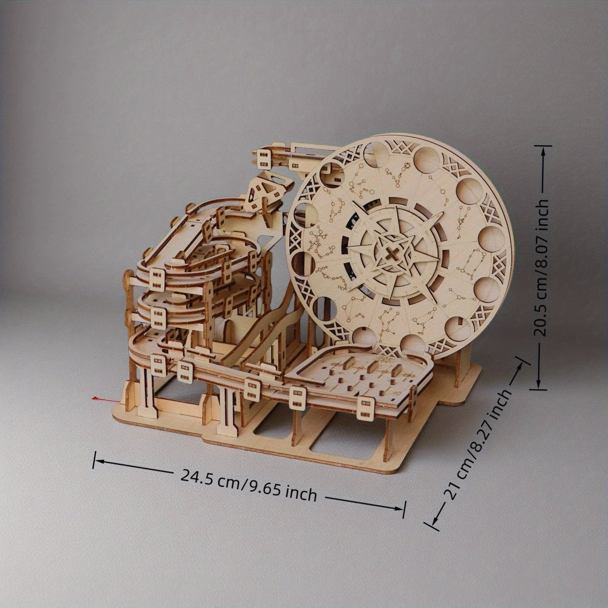 Mechanical Marble Run | Wooden Construction Kit