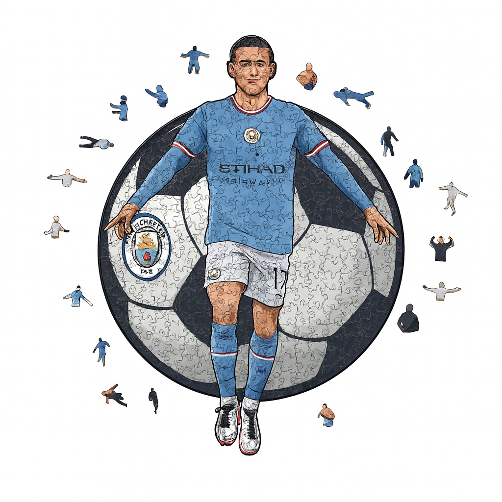 Phil Foden | Wooden Puzzle