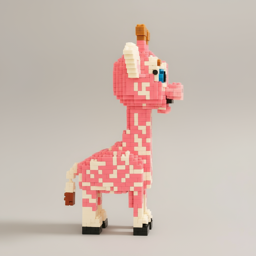 Pink Giraffe | Building Blocks