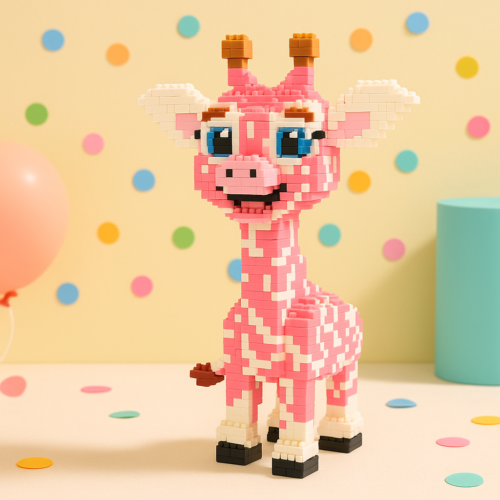 Pink Giraffe | Building Blocks