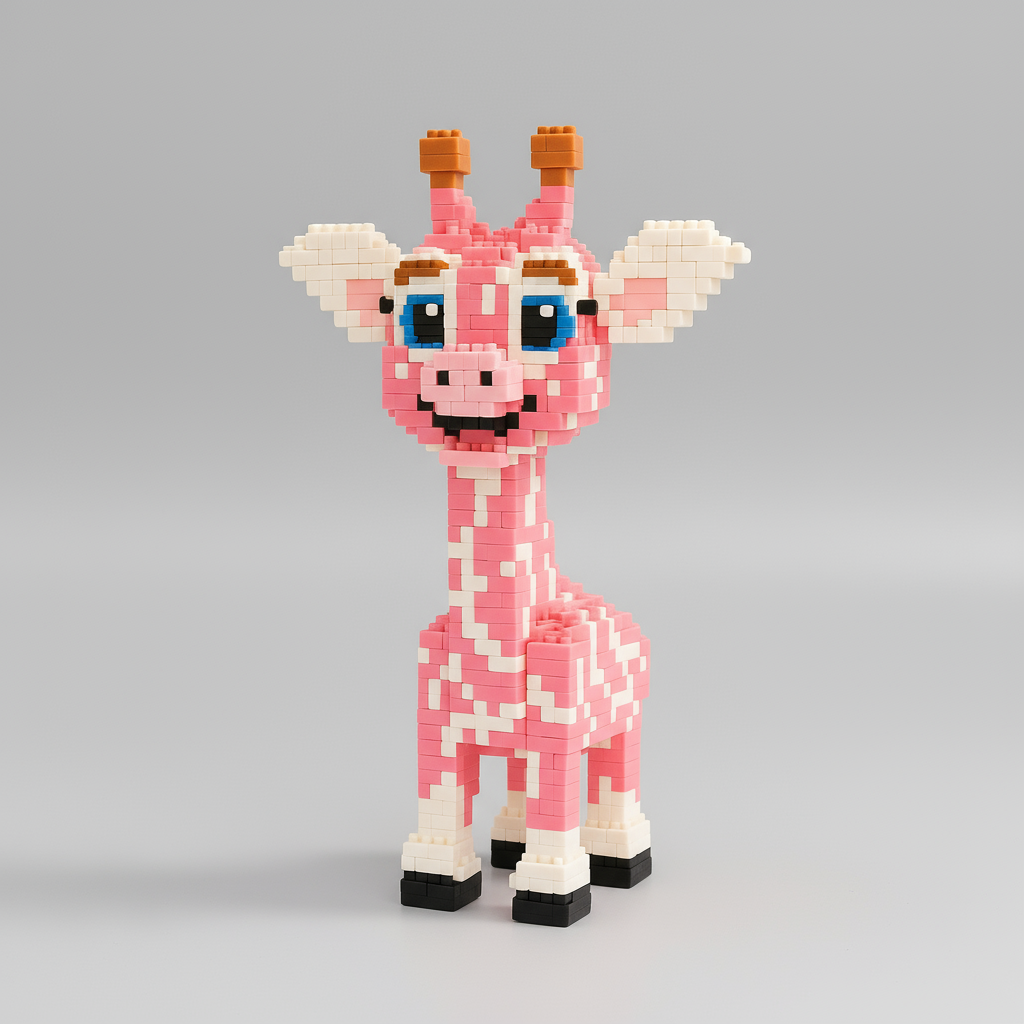 Pink Giraffe | Building Blocks