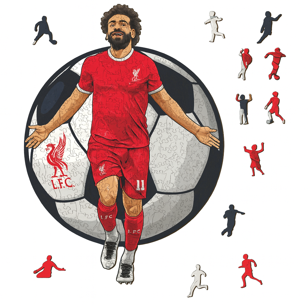 Mohamed Salah | Wooden Puzzle