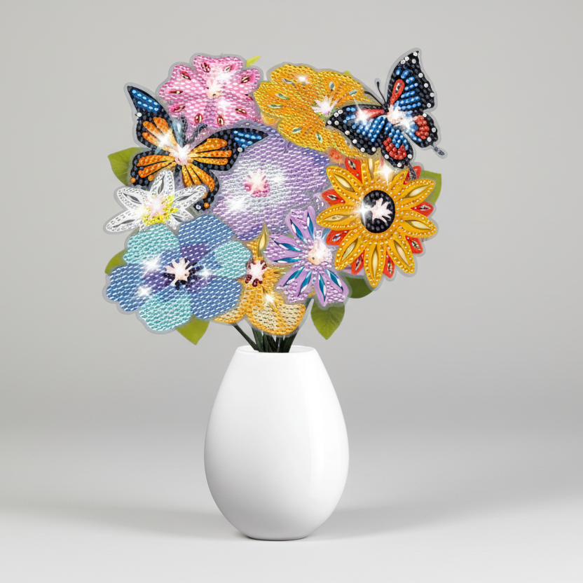 Beautiful flower bouquet | Diamond painting
