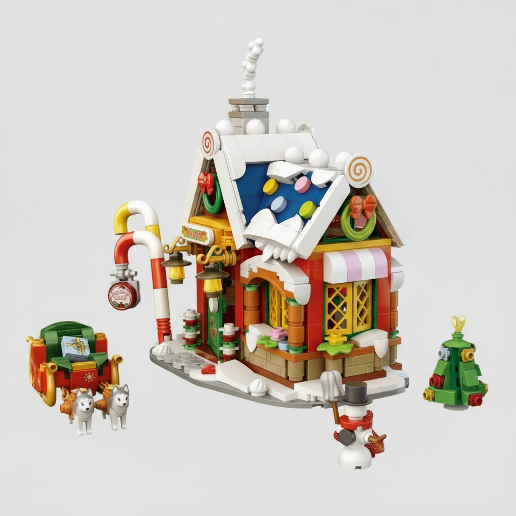 Mini Christmas house | Building blocks