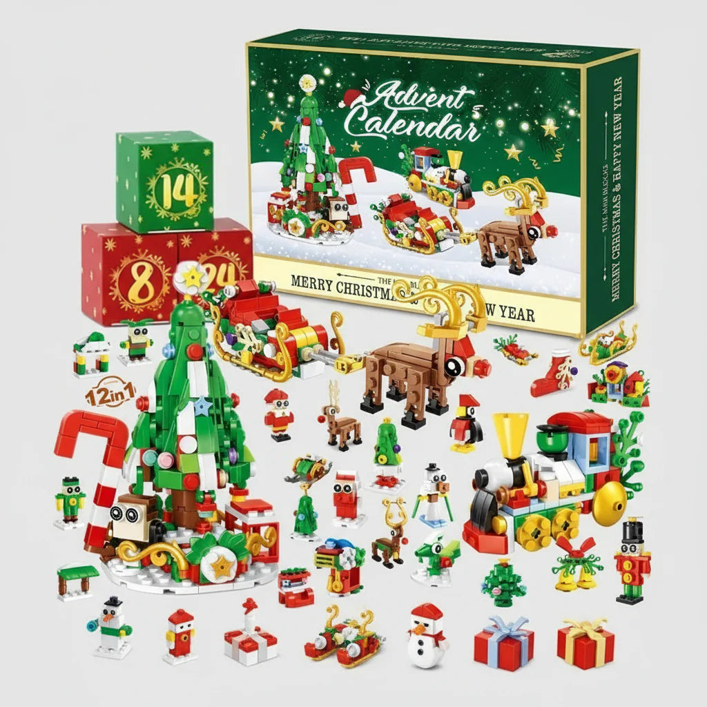 Christmas Advent Calendar 24 Days | Building Blocks