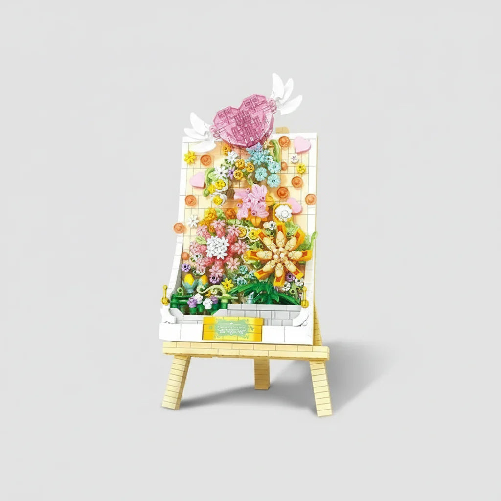 3D flower painting | Building blocks
