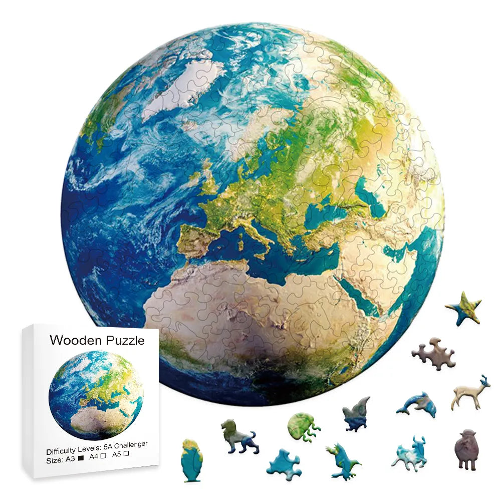 Earth | Wooden Puzzle
