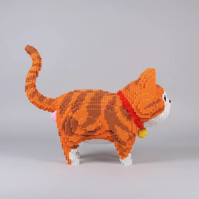 Mega Orange Cat | Building Blocks