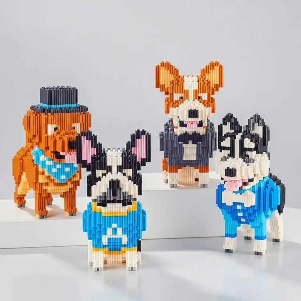 Dog with Hat | Building Blocks