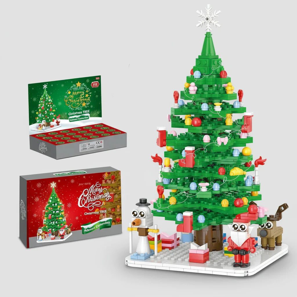 Christmas Tree Advent Calendar 24 Days | Building Blocks