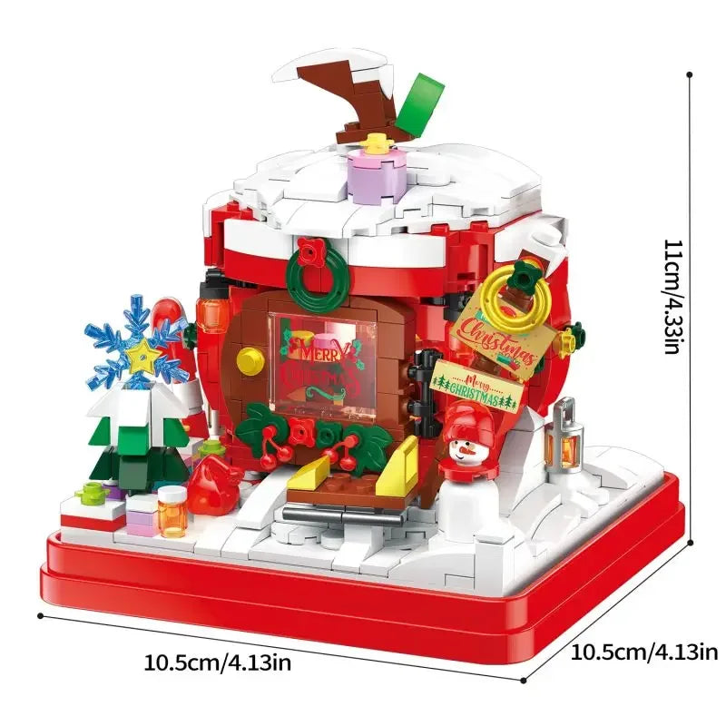 Christmas Apple in Gift Box | Building Blocks