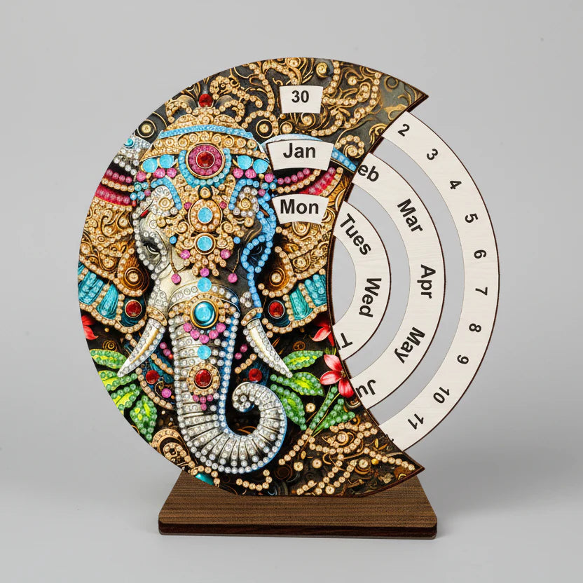Elephant | Calendar | Diamond painting