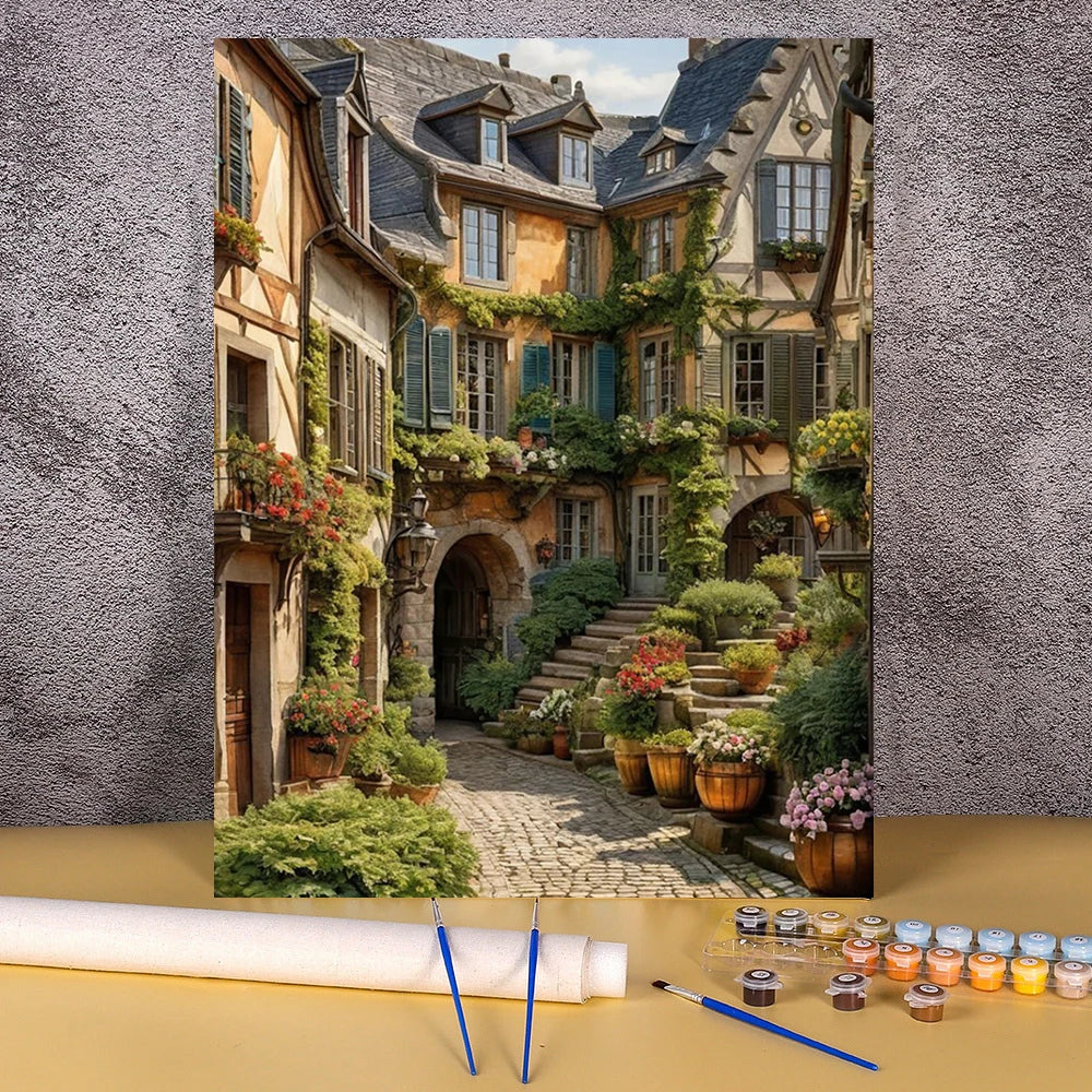 Courtyard Garden | Paint by Numbers