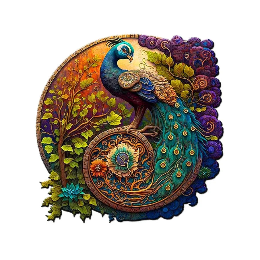 Beautiful Peacock | Wooden Puzzle