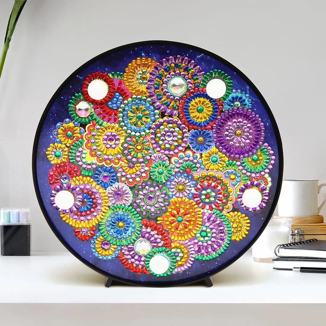 Mandala LED night light | Diamond painting
