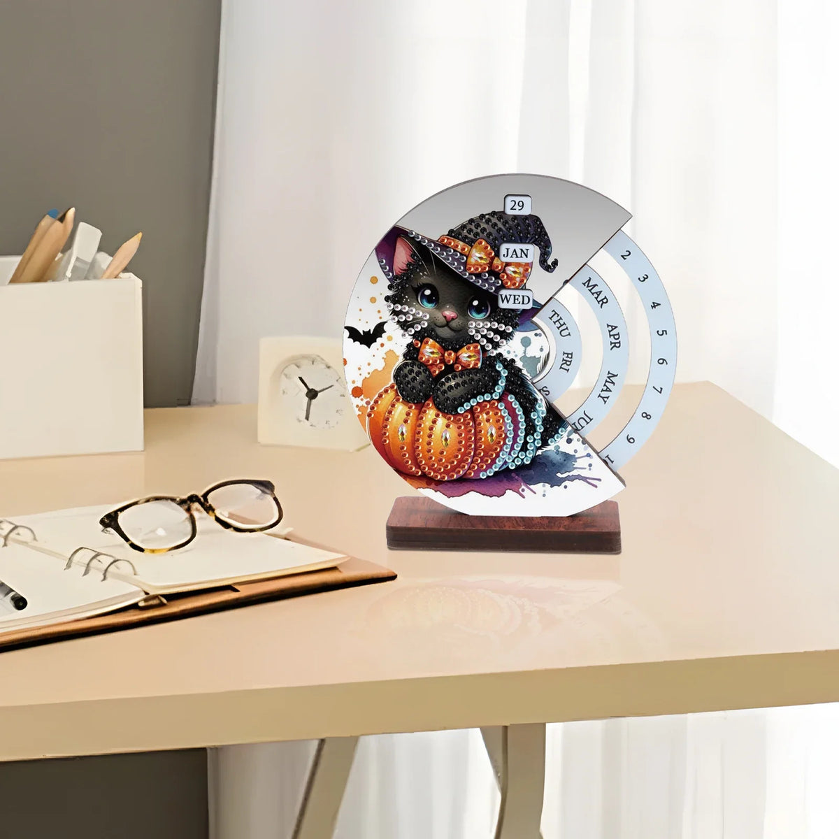 Halloween cat | Calendar | Diamond painting