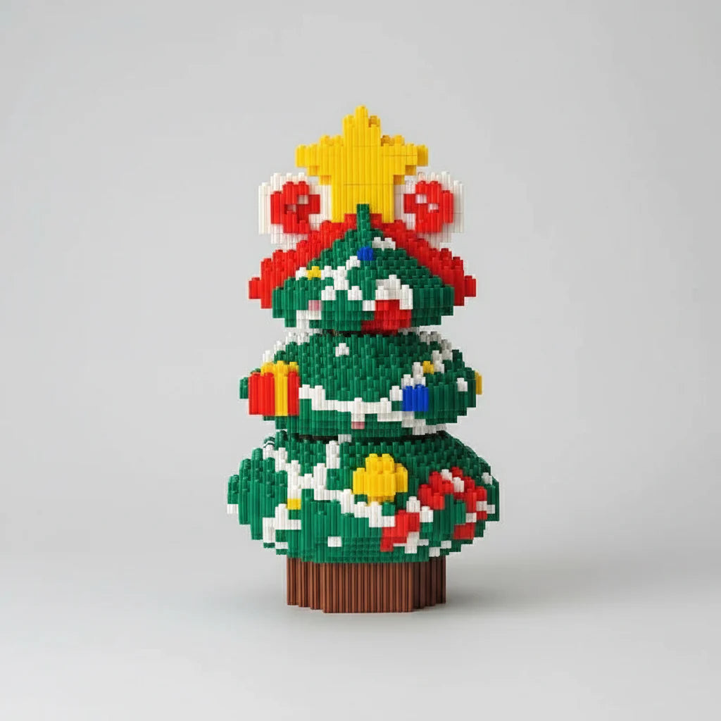 Christmas Tree with Decorations | Building Blocks