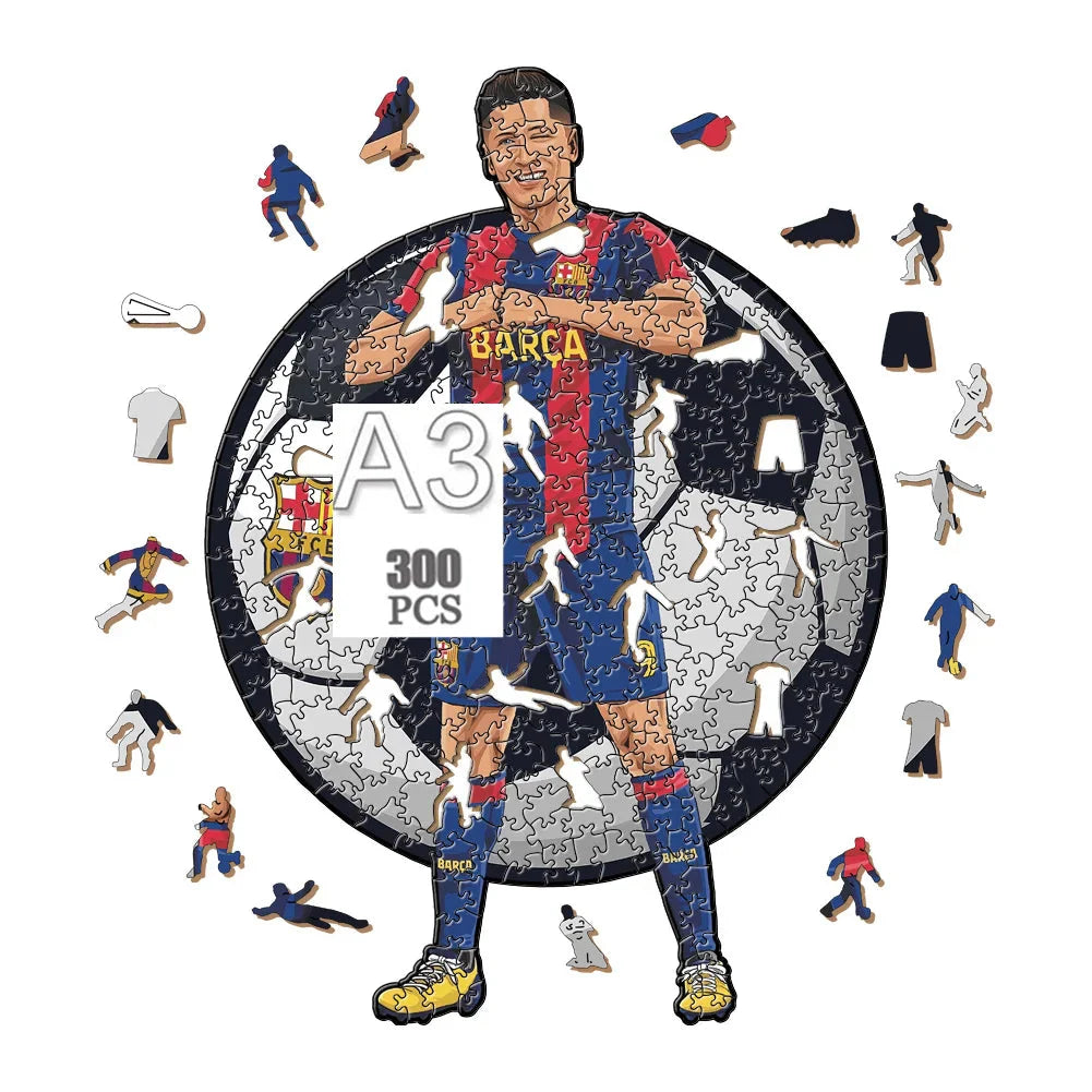 Robert Lewandowski | Wooden Puzzle