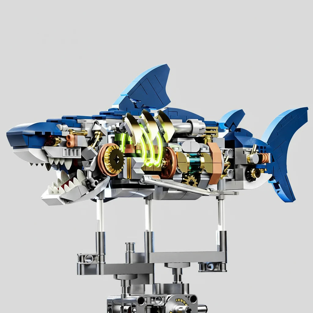 Moving shark | Building blocks