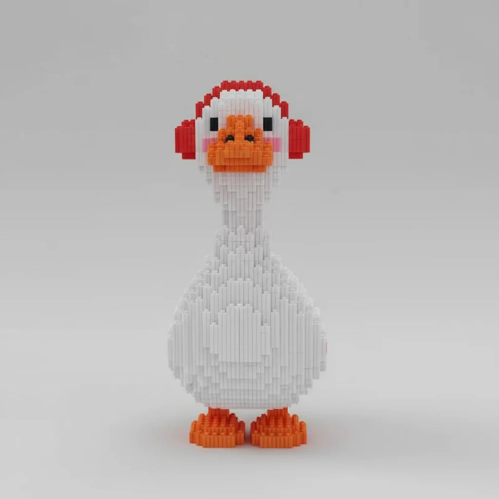 Goose with Headphones | Building Blocks