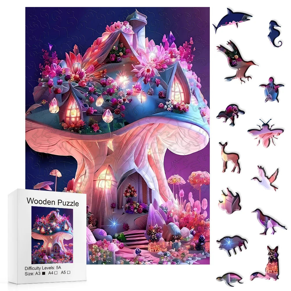 Magical Mushroom | Wooden Puzzle