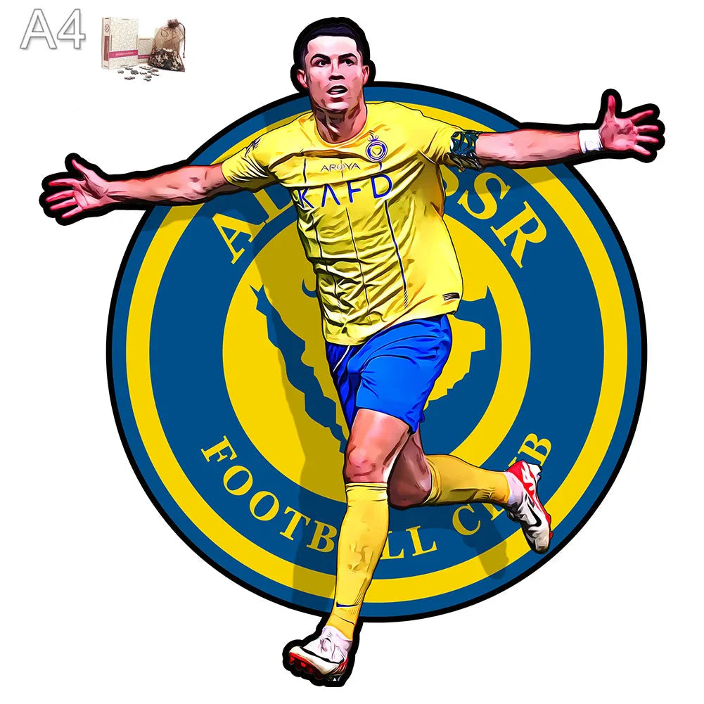 Ronaldo Al-Nassr | Wooden Puzzle