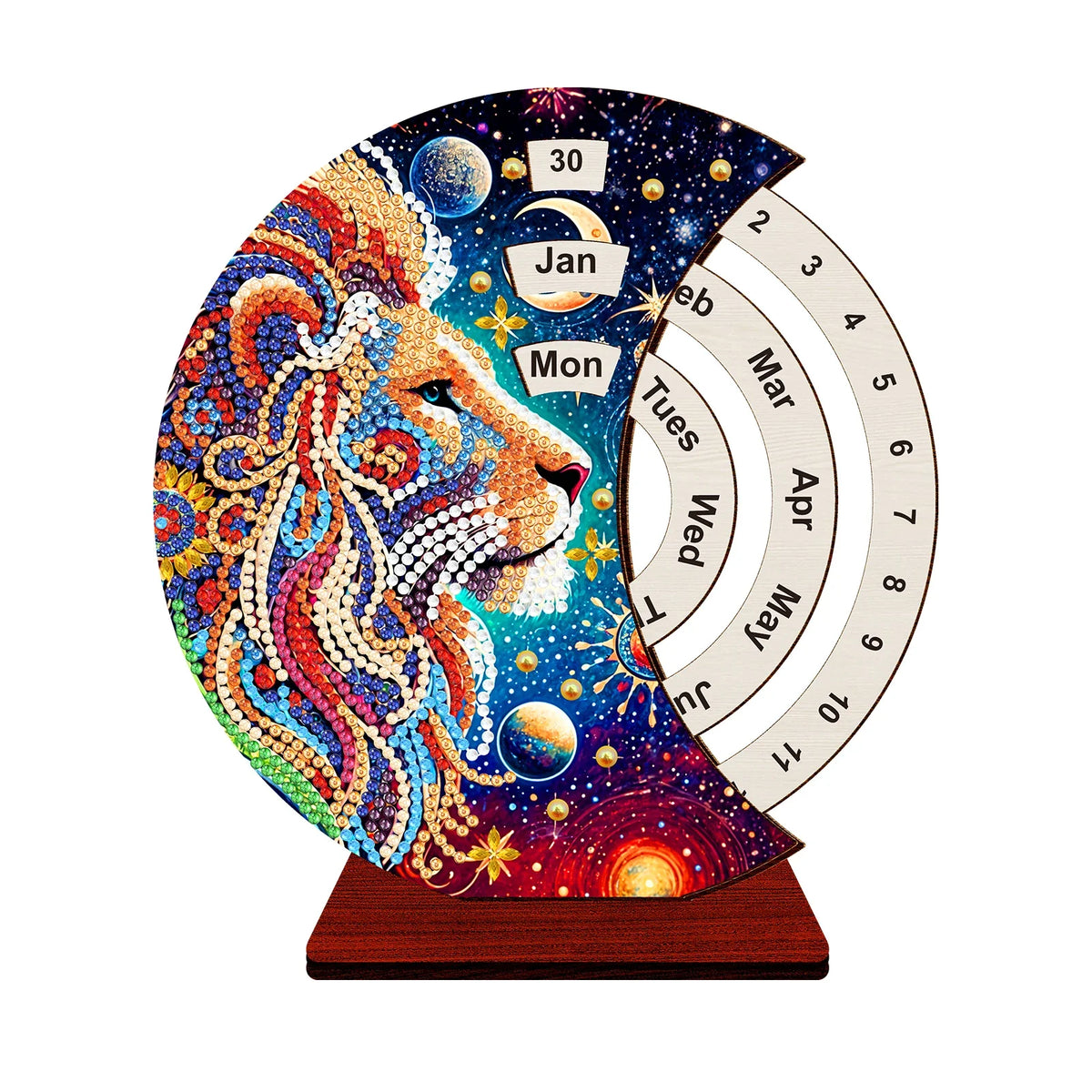 Lion | Calendar | Diamond painting