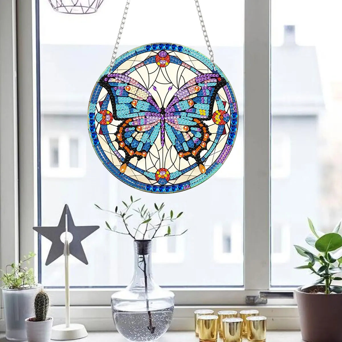 Butterfly dreamcatcher | Diamond painting