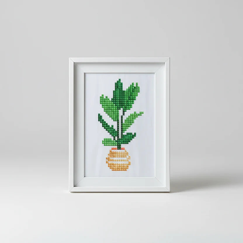 12 Mini Diamond Paintings | Plants | Diamond Painting