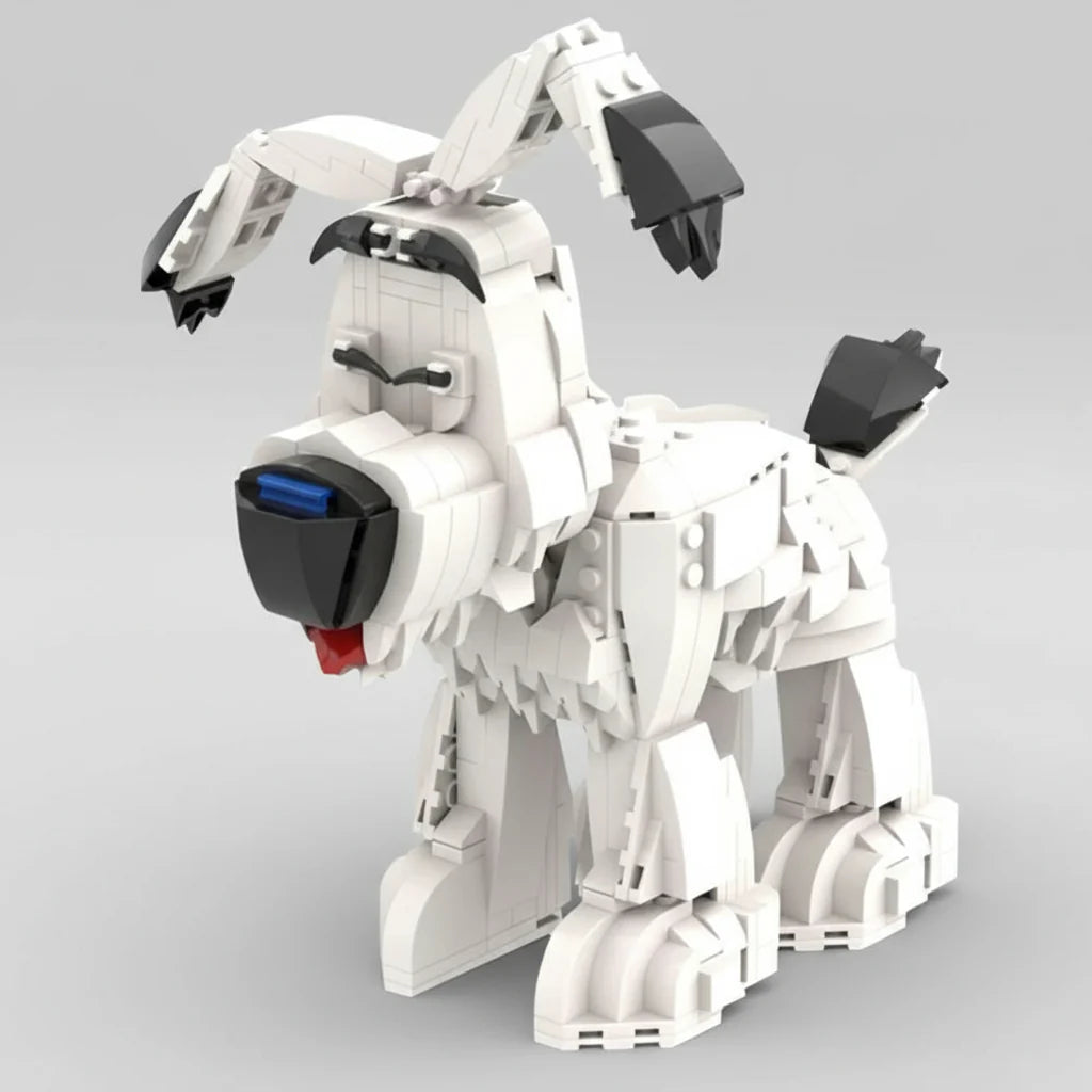 White dog | Building blocks