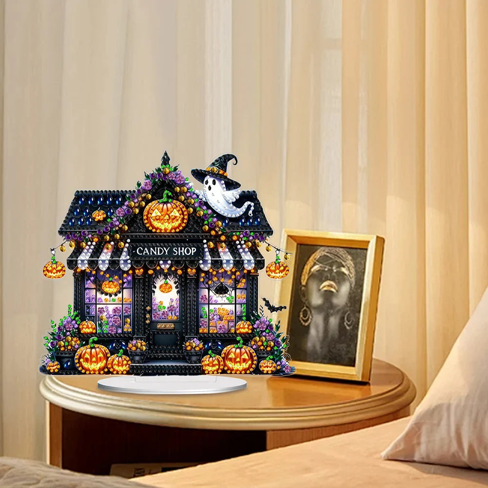 5D Halloween candy house | Diamond painting