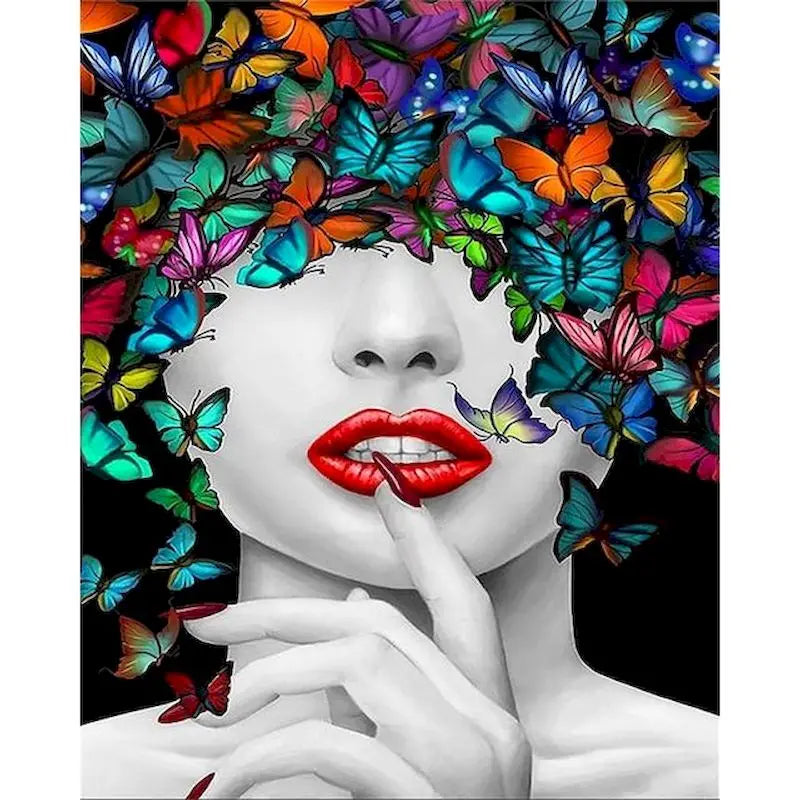 Abstract Woman | Paint by Numbers