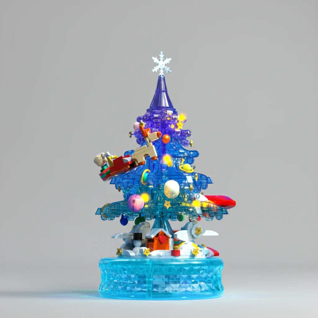 Fantasy Christmas tree | music box | Building blocks